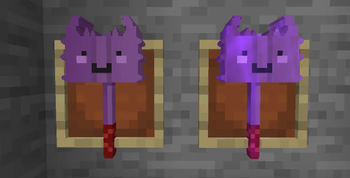 Wemmaces on item frames