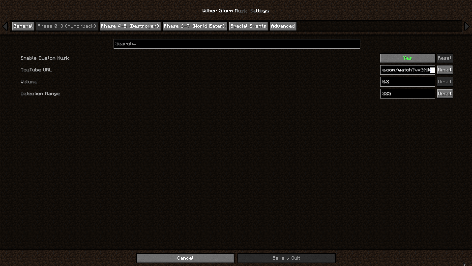 Phase config