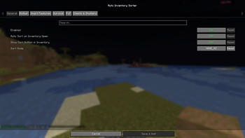 General Settings — Sort Mode & Auto-Sort Options