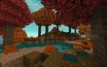 Overhauled dappled forest