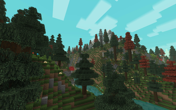 Dark Forest Pale Garden and Mountain