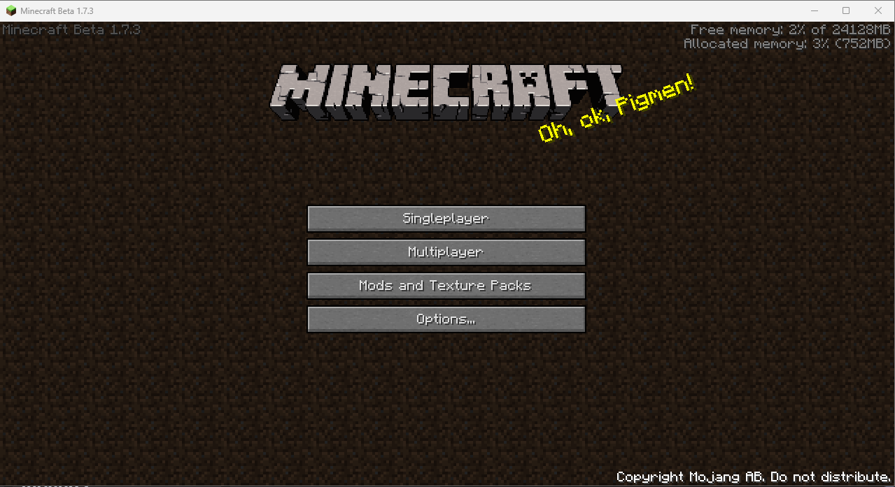 Main Menu (FIXED)