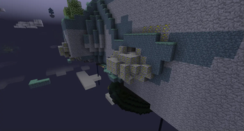 Sample Ambrossium ore Cluster from Aether Mod