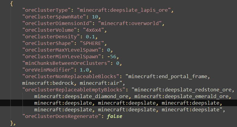 Sample configuration for the Deepslate Lapiz cluster