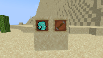Raw Diamond and Tool Handle