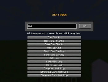 ItemFinderV2 — screenshot 1