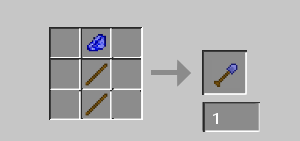 Lapis shovel craft