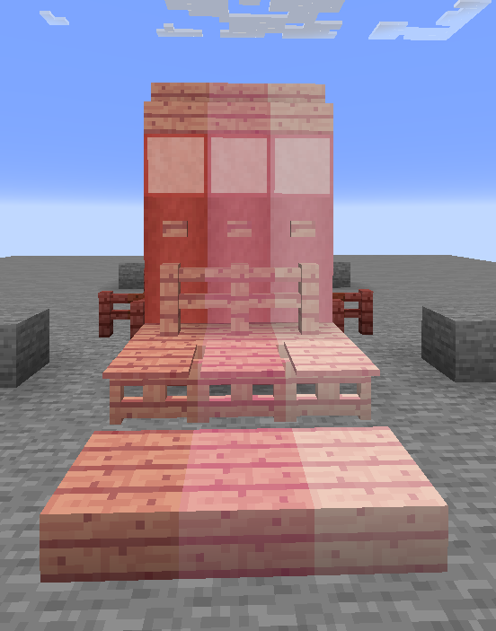 The three kinds of Marshmallow wood - dark, regular, and light!