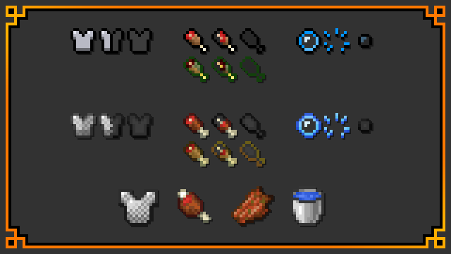 Recolored Survival Bars [Chainmail] screenshot 2
