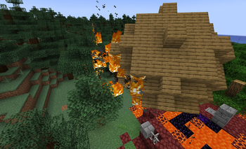 Fire spreads btw real world and sublevel ?