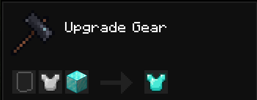 Iron To Diamond Gear Using Block — screenshot 1