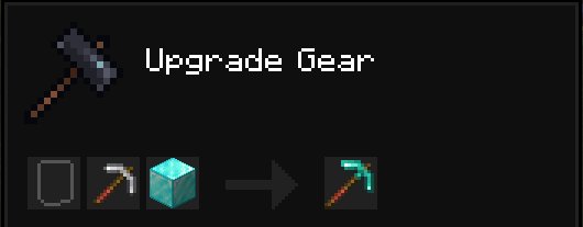 Iron To Diamond Gear Using Block — screenshot 2