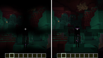 Before vs After — Nether