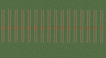 timer rail levels (1-16 seconds)