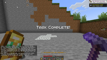 Task Complete Screen