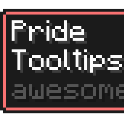 Raspberry Red Tooltip (Frame-only Monochrome)