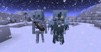 Snowy Skeleton and Stray (Snowing)