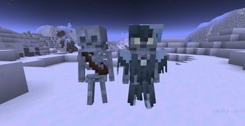 Snowy Skeleton and Stray (Normal)