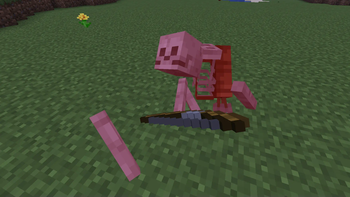 Skeleton shattering when killed