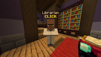 The librarian with its original outfit