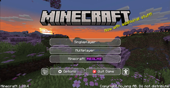 MC Main Menu