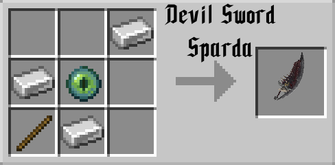 Devil Sword Sparda Recipe