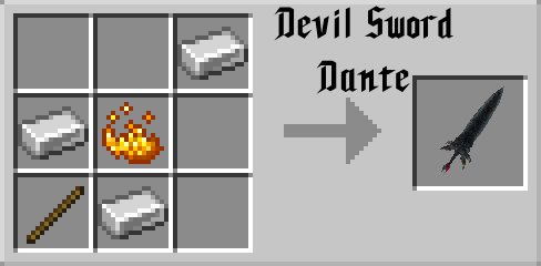 Devil Sword Dante Recipe