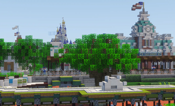 Magic Kingdom Monorail View