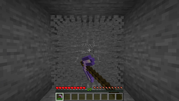 Amethyst Pickaxe Mining.