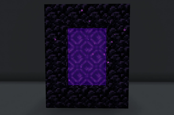 Old Obsidian Nether Portal
