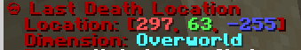 Last Death Coordinates