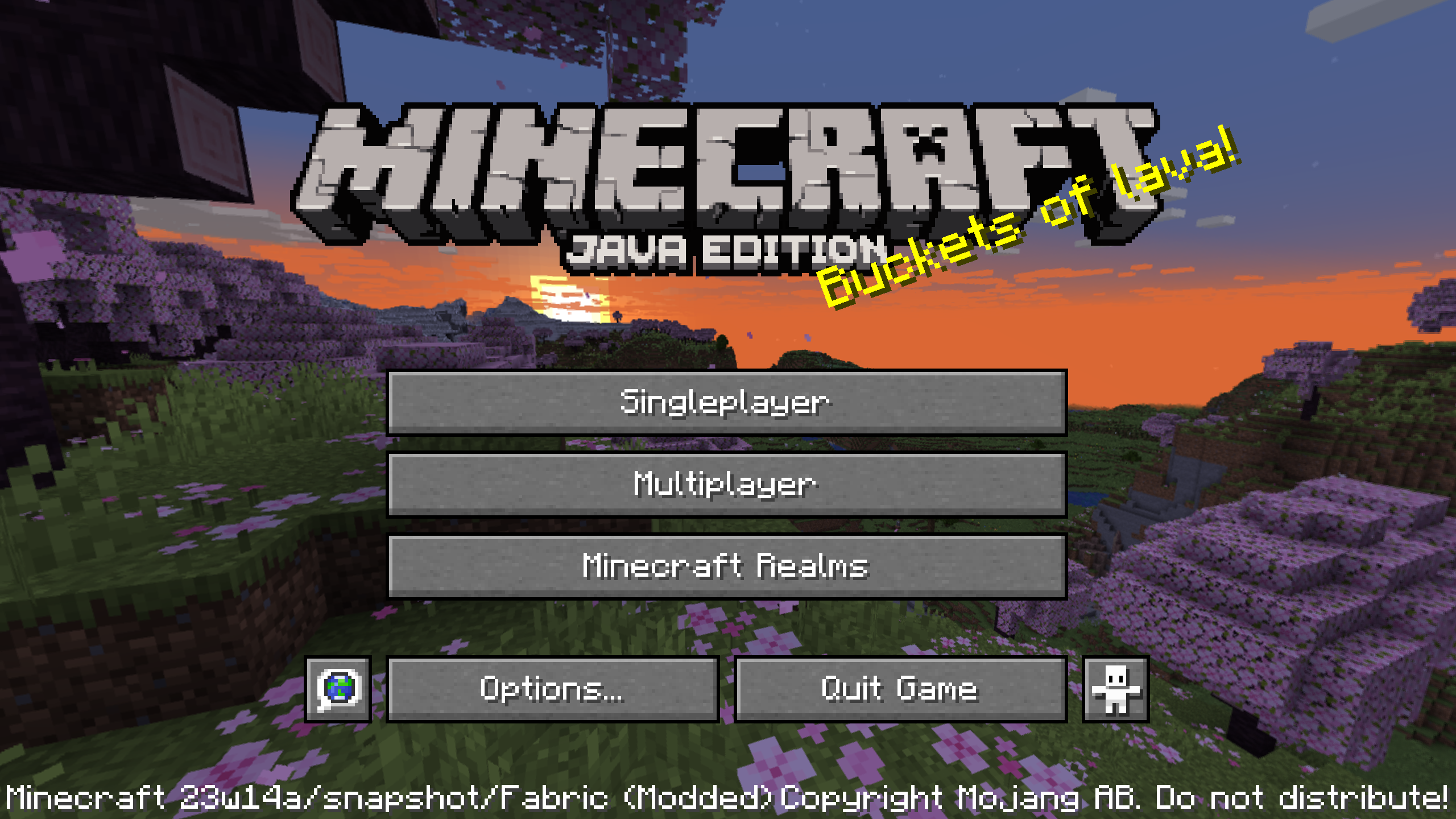 Old Title Screen Minecraft Texture Pack