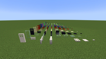 Blocks added by this mod.