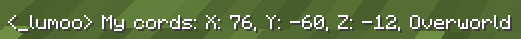 Coords in public chat