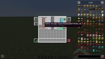Internal gas capacity