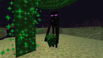 Enderman holding Oscilica