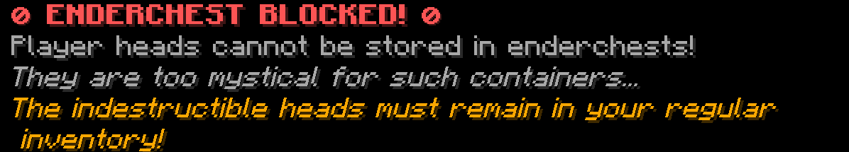 Enderchest Blocked