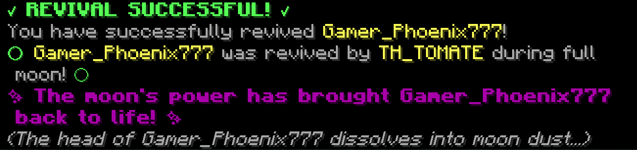 Revival Successful