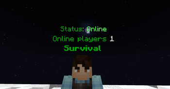 Server status placeholder — screenshot 1