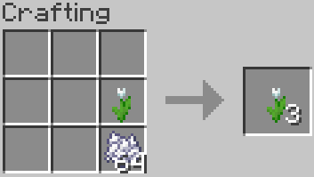 Duplicating small flowers