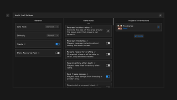 Customize host settings!