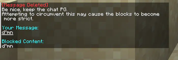 Warning Message