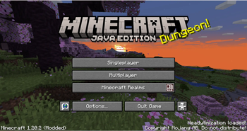 Clean Minecraft  Menu UI