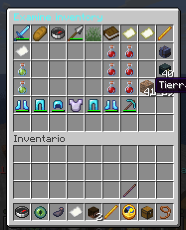 Player inventory