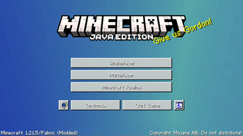 Main Title Screen