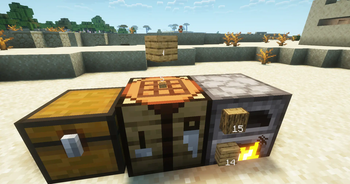 ImmersiveMC Crafting and Smelting