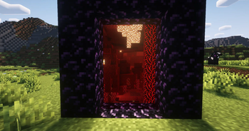 Immersive Portals Portal into the Nether