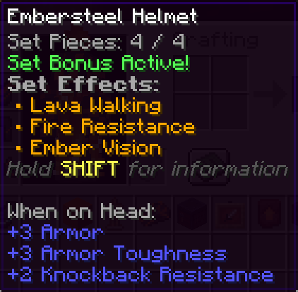Embersteel Effects