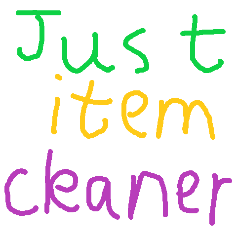 Just Item Cleaner