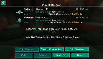 Join The Server Screen 